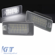 Led License Plate Lights suitable for Fiat 500X 18+ / 500e 20+ / Abarth 500e 23+ / Alfa Romeo Tonale 22+ 2 Pcs