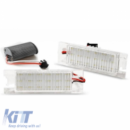 Led License Plate Lights suitable for Opel Astra H, Astra K, Zafira B, Corsa D, Insignia / Hyundai IX35 with Canbus 2 Pcs