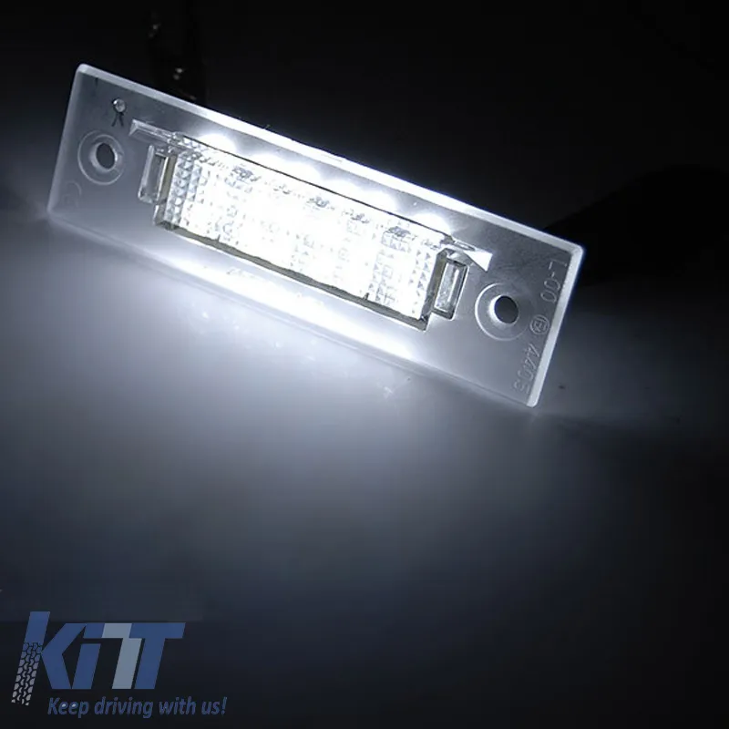Led License Plate Lights suitable for Porsche Carrera 911 89-05 / Boxster 986 97-04 Canbus 2 Pcs