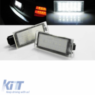 Led License Plate Lights suitable for Renault Clio, Megane, Laguna, Twingo, Vel Satis 2 Pcs