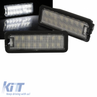 Led License Plate Lights suitable for VW Golf VII / Passat B7 / B8 / Polo / Scirocco / Beetle / Eos / Seat Leon 5F / Exeo Plug&Play 2Pcs