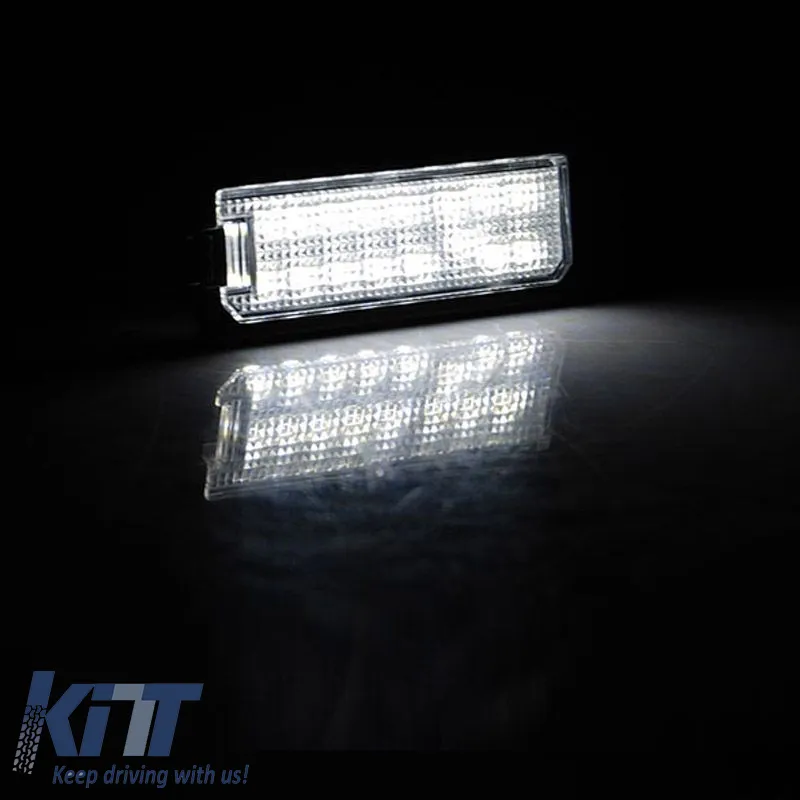 Led License Plate Lights suitable for VW Golf VII / Passat B7 / B8 / Polo / Scirocco / Beetle / Eos / Seat Leon 5F / Exeo Plug&Play 2Pcs