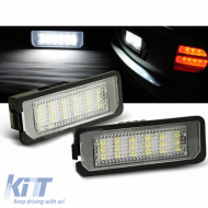 Led License Plate Lights suitable for VW Golf, Passat, Polo, Beetle, Eos, Phaeton, Lupo 2 Pcs