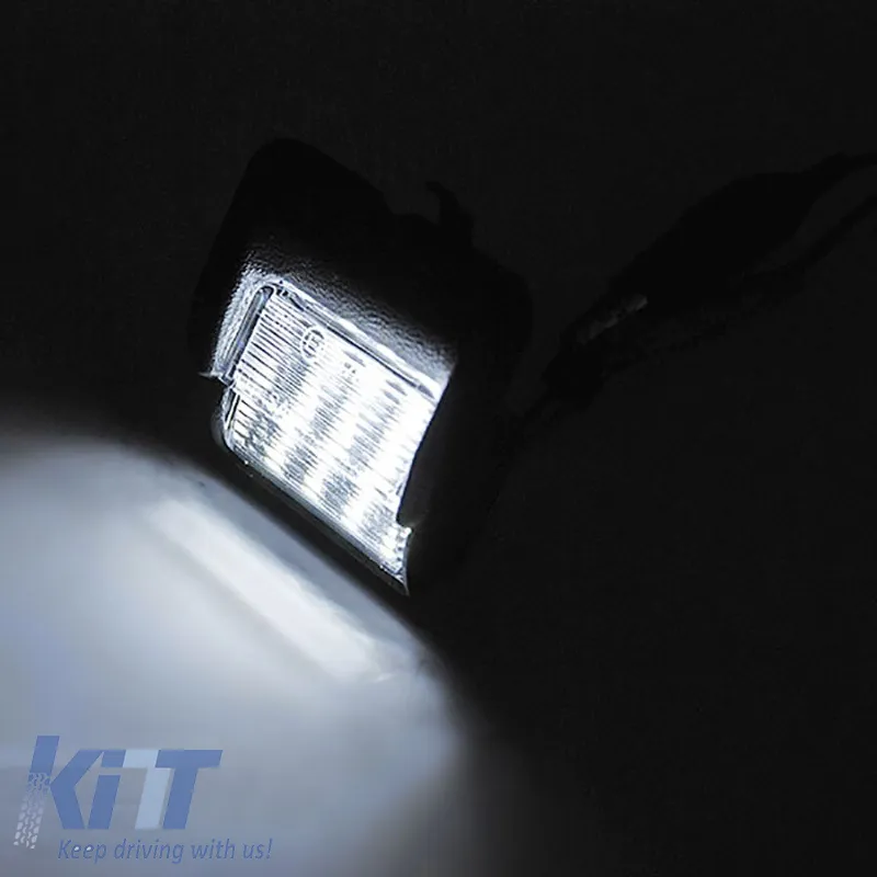 Led License Plate Lights suitable for VW Polo 6N Hatchback 1994-1999 2 Pcs