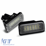 Led License Plate Lights suitable for Mercedes-Benz E-Class W211, CLK W209, CLS W219, SLK R171, C-Class W203 Caravan 2 Pcs