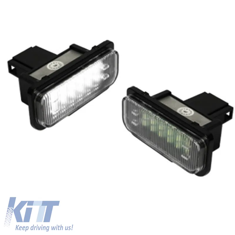 Led License Plate Lights suitable for Mercedes-Benz E-Class W211, CLK W209, CLS W219, SLK R171, C-Class W203 Caravan 2 Pcs