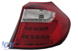 LED Lichtleiste Rückleuchten für BMW 1er E81 E87 2004-08.2007 Rot klar-image-6088672