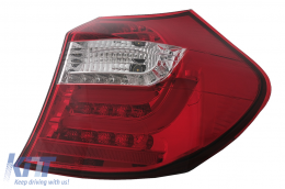 LED Lichtleiste Rückleuchten für BMW 1er E81 E87 2004-08.2007 Rot klar-image-6088674