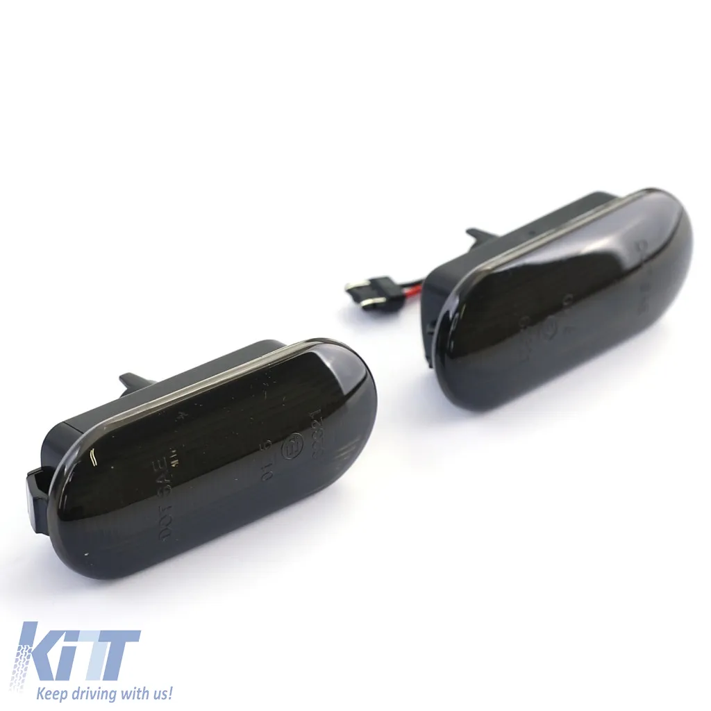 LED lightbar side indicators black for VW Passat 3B 3BG Polo 6N 9N Sharan Vento