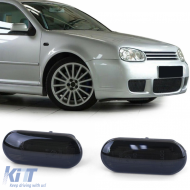 LED lightbar side indicators black smoke pair for VW Golf 3 + 4 Bora Lupo Up!
