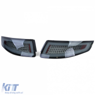 LED lightbar taillights black smoke for Porsche 911 997 coupe cabrio 04-08-image-6257406