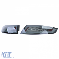 LED lightbar taillights black smoke for Porsche 911 997 coupe cabrio 04-08-image-6257407