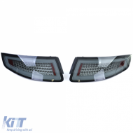 LED lightbar taillights black smoke for Porsche 911 997 coupe cabrio 04-08-image-6257409