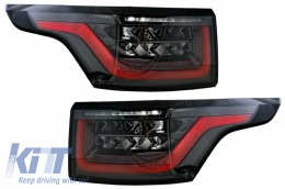 LED LightBar Taillights suitable for Rover Range Sport L494 (2013-2017) Facelift Look-image-6041369