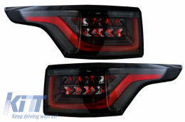 LED LightBar Taillights suitable for Rover Range Sport L494 (2013-2017) Facelift Look-image-6041373