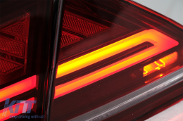 LED Luces Pilotos Cereza Rojo Fumar para Audi A7 4G 2010-2014 barra luz Facelift Look-image-6013395
