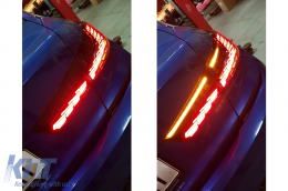LED Luces Pilotos para BMW Serie 3 G20 G28 M3 G80 Sedan 2018-2022 humo rojo Luz de giro secuencial dinámica-image-6097859