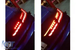 LED Luces Pilotos para BMW Serie 3 G20 G28 M3 G80 Sedan 2018-2022 humo rojo Luz de giro secuencial dinámica-image-6097861