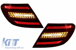 LED Luces traseras para Mercedes Clase C W204 2007-2012 Facelift Look-image-6027638