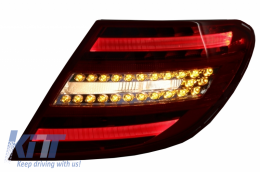 LED Luces traseras para Mercedes Clase C W204 2007-2012 Facelift Look-image-6027640