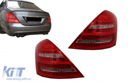 LED Luces traseras para Mercedes Clase S W221 2005-2012 Facelift Look-image-6128449