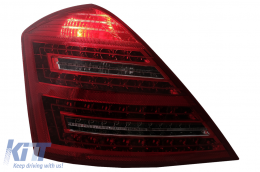 LED Luces traseras para Mercedes Clase S W221 2005-2009 rojo blanco-image-6088090