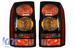 LED Luces traseras para Rover Discovery 3 y 4 04-16 Negro Conversión a Facelift Look-image-6026177