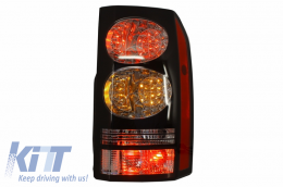 LED Luces traseras para Rover Discovery 3 y 4 04-16 Negro Conversión a Facelift Look-image-6026179