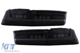 LED Luci Fanali posteriori per BMW Serie 3 G20 Berlina 2018-2022 Nero Laser Look Dynamic-image-6111393