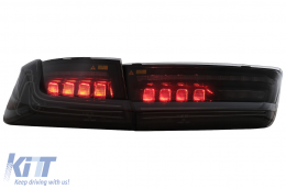 LED Luci Fanali posteriori per BMW Serie 3 G20 Berlina 2018-2022 Nero Laser Look Dynamic-image-6111398