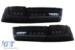LED Luci Fanali posteriori per BMW Serie 3 G20 Berlina 2018-2022 Nero Laser Look Dynamic-image-6111409