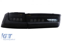 LED Luci Fanali posteriori per BMW Serie 3 G20 Berlina 2018-2022 Nero Laser Look Dynamic-image-6111410