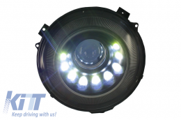LED Фарове подходящи за Mercedes G-Class W463 (2005-2017) Bi-Xenon М визия Динамичен Sequential Signal-image-6013775