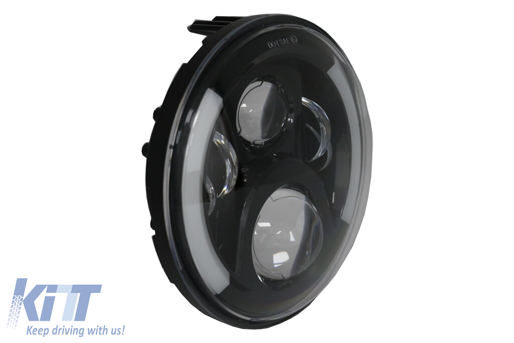 7" LED Projector Headlight For Honda Hornet 250 600 900 VTEC VTR250 