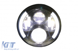 LED motorkerékpár fényszóró Honda CB250 CB400 CB500 CB1300 / Hornet 250 / Hornet 600 / Hornet 900 / VTR250 / VTEC400 modellekhez, 75W 7 colos IP67 H4-image-6080586