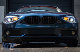 
LED Nappali Menetfény (DRL) Fényszórók Angel Eye BMW 1 Series F20 F21 (2011-2014) fekete-image-6095864
