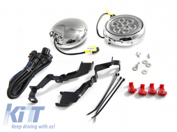 image-6-LED-Nebelscheinwerfer-Kit geeignet für Mini Cooper Kühlergrill alle Versionen Chrom, links + rechts