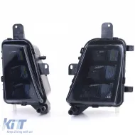 LED Nebelscheinwerfer schwarz rauchig rechts links geeignet für VW Golf 7 GTI GTD 5G1 13-20-image-6203983