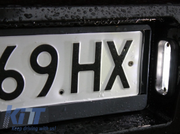 LED Nummernschild für Mercedes G-Klasse W463 1989+ Weiße Farbe Wasserdicht-image-5996314