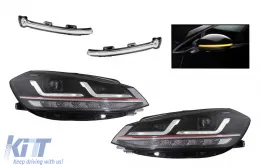 image-38-LED Osram Phares Miroir Indicateurs pour VW Golf 7.5 17-20 GTI Look Dynamique