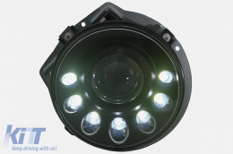 LED Phares pour Mercedes Classe G W463 1989-2012 Le noir Dynamique Tournant Léger-image-6087039