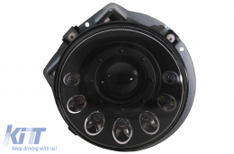 LED Phares pour Mercedes Classe G W463 1989-2012 Le noir Dynamique Tournant Léger-image-6087042