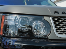 LED Phares pour Range Rover Sport L320 2009-2013 Facelift Design-image-5992663
