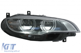 LED Phares Xénon Angel Eyes 3D Double Halo Jantes pour BMW X6 E71 2008-2012-image-6083030