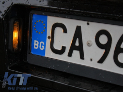 LED Plaque d'immatriculation pour Mercedes Classe G W463 1989+ Couleur Blanche-image-5996315