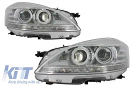 image-72-LED Prednja svijetla prikladna za Mercedes S-klasu W221 (2005-2009) Facelift izgled