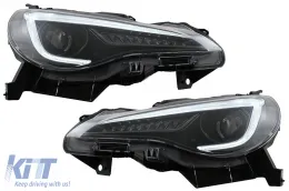 image-68-LED Prednja svijetla prikladna za Toyotu 86 (2012-2019) Subaru BRZ (2012-2018) Scion FR-S (2013-2016) sa sekvencijalnim dinamičkim svjetlima za okretanje