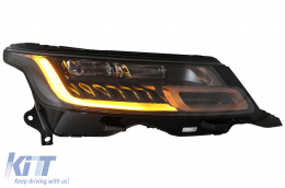 LED Фарове , подходящи за Range Rover Спорт L494 (2013-2017) с Динамичен Signal Conversion to 2018-up Model Matrix Look-image-6067077