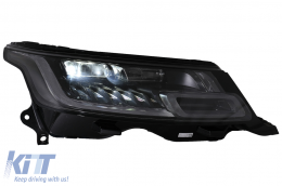 LED Фарове , подходящи за Range Rover Спорт L494 (2013-2017) с Динамичен Signal Conversion to 2018-up Model Matrix Look-image-6067080
