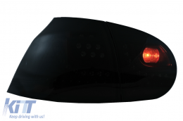 LED Rückleuchten Dynamisch Erweiterung Auspuff Catback für VW Golf 5 04-07 R32 Look-image-6070080